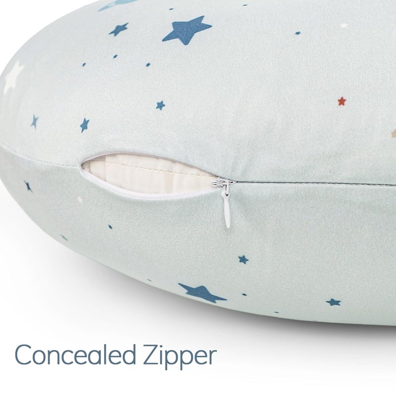 DAYEEBALL Nursing Pillow Cover, Removable Nursing Covers for Breastfeeding Pillows, Stretchy and Soft Fit for Baby Girls Boys Newborn, Starry Sky (Only Cover) - Image 3